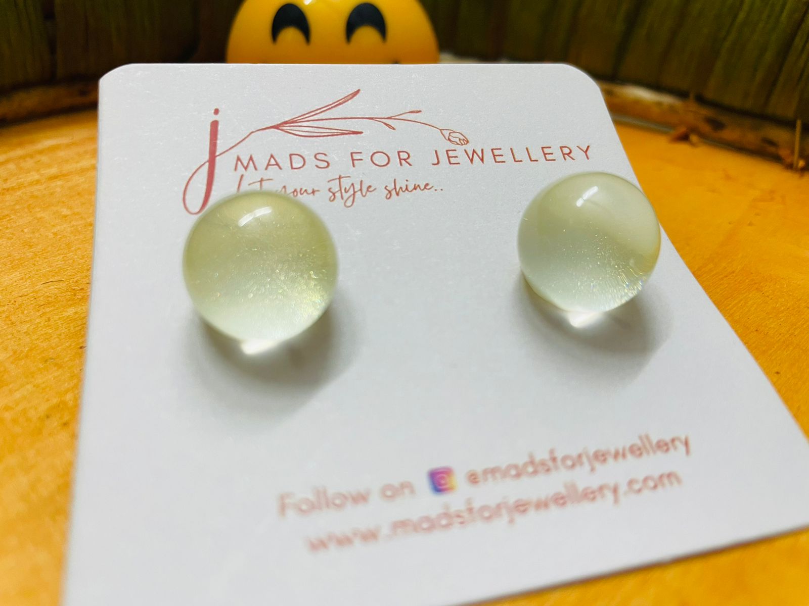 Reflective Elegance Studs